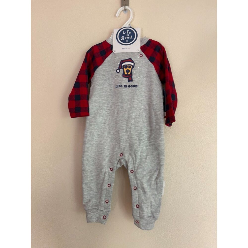NWT Life is Good Holiday Romper
